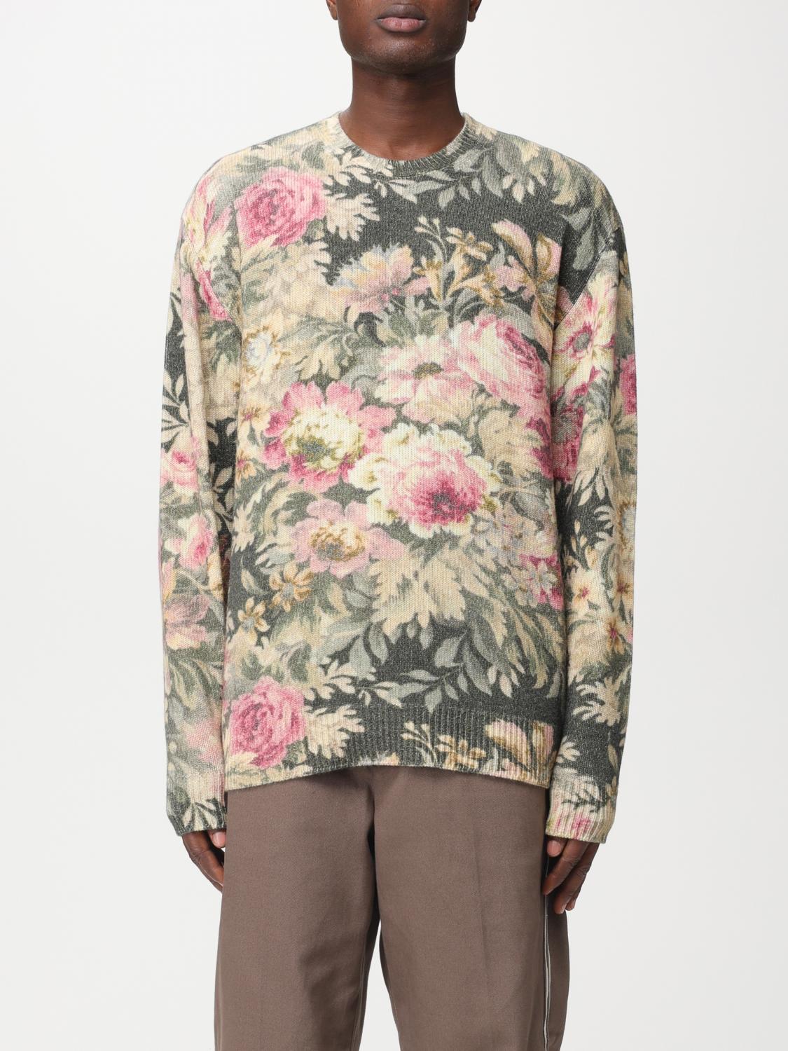 Printed floral 2024 angora sweater