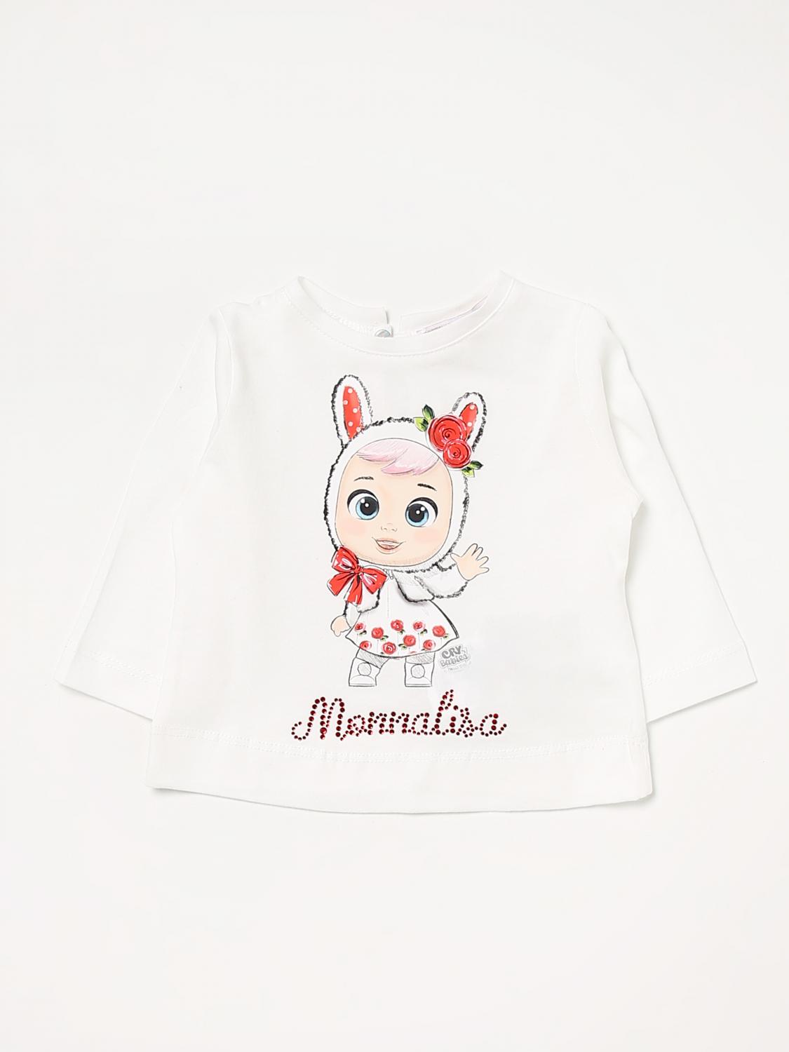 Monnalisa T-shirt Kids In Yellow Cream