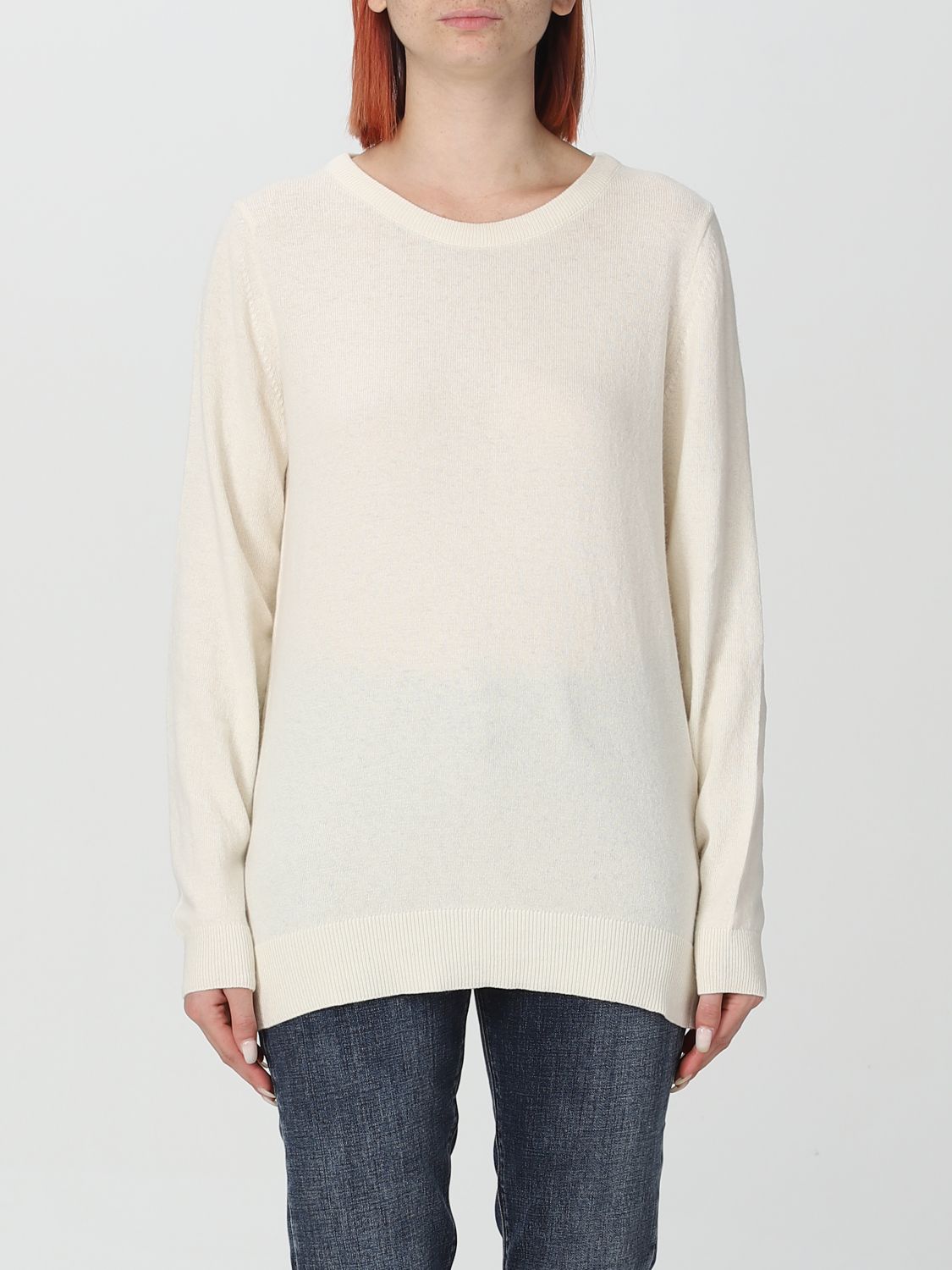 BARBOUR SWEATER BARBOUR WOMAN COLOR CREAM,E61583078