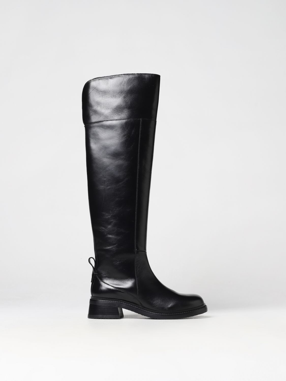 See By Chloé Bonni Boots In Leather With Zip In Black