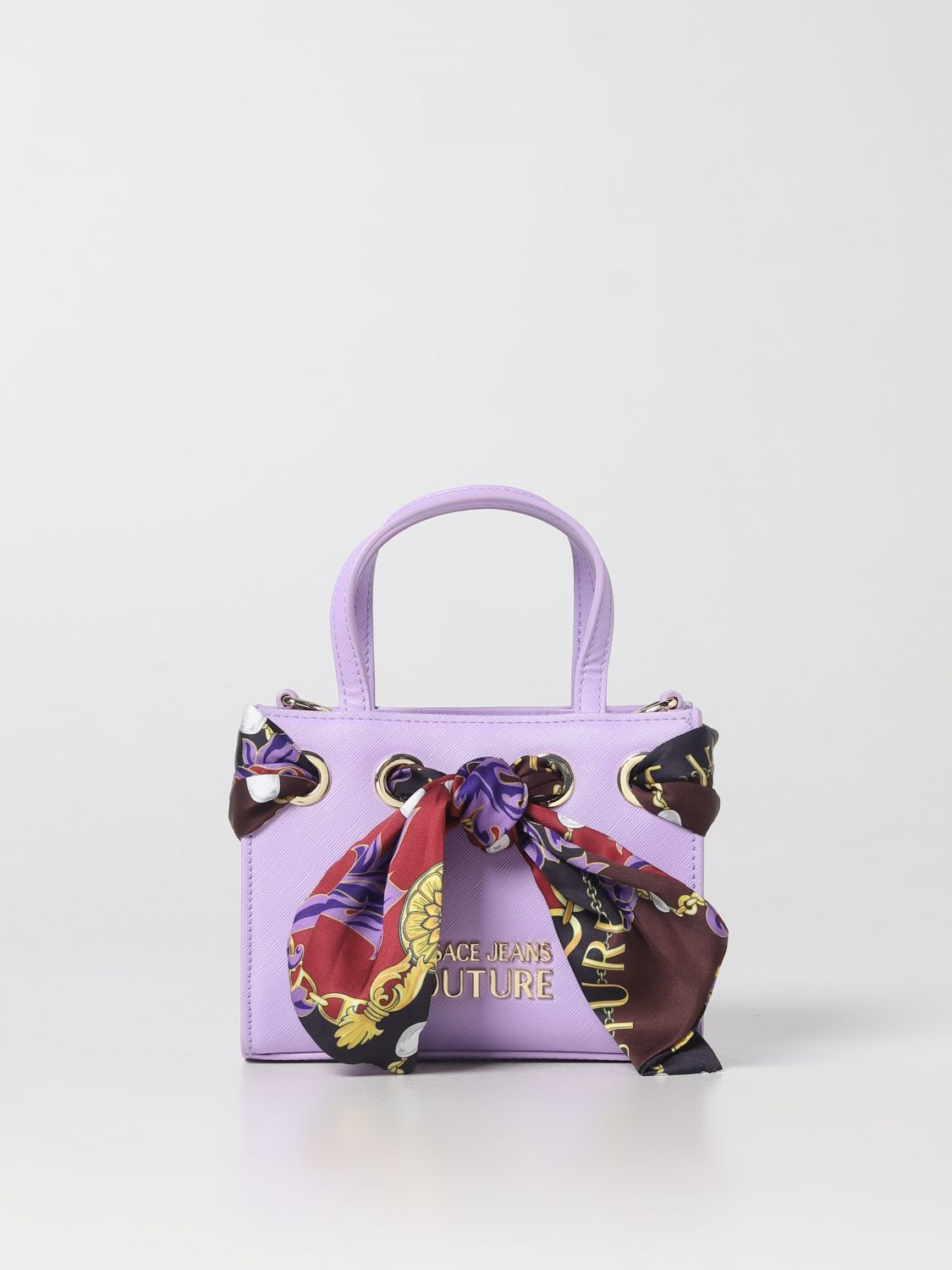 Versace Jeans Couture Handbag  Woman In Violet