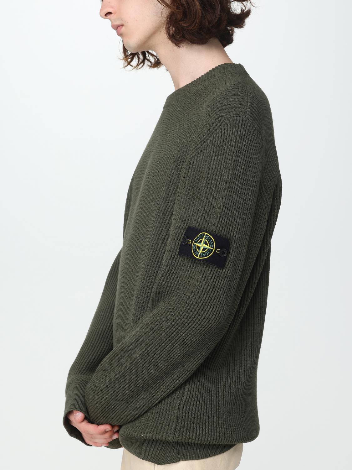 Lサイズ stone island ニット グリーン 水色 ジャケット - その他