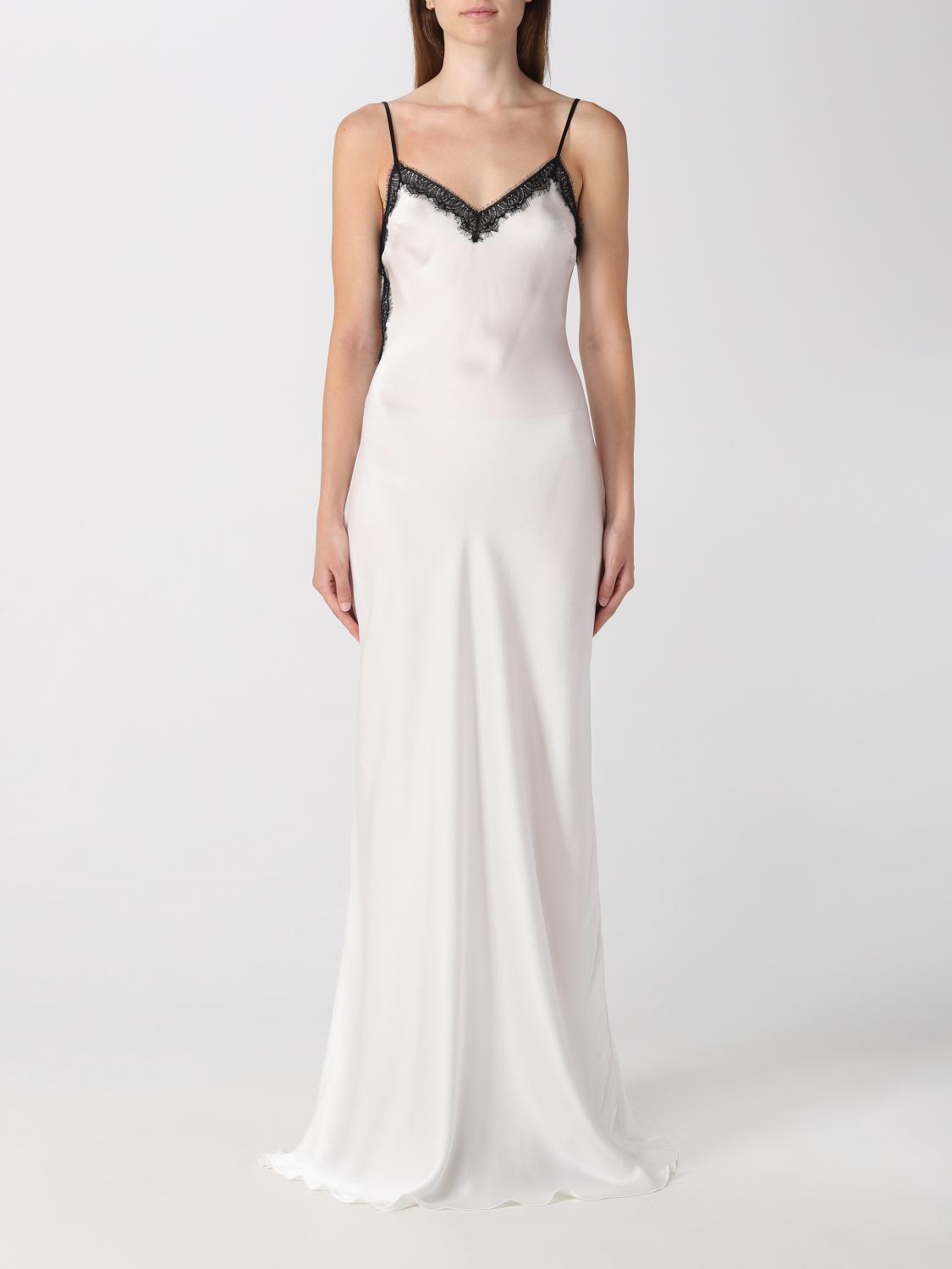 Alberta Ferretti Dress Woman Color White In White