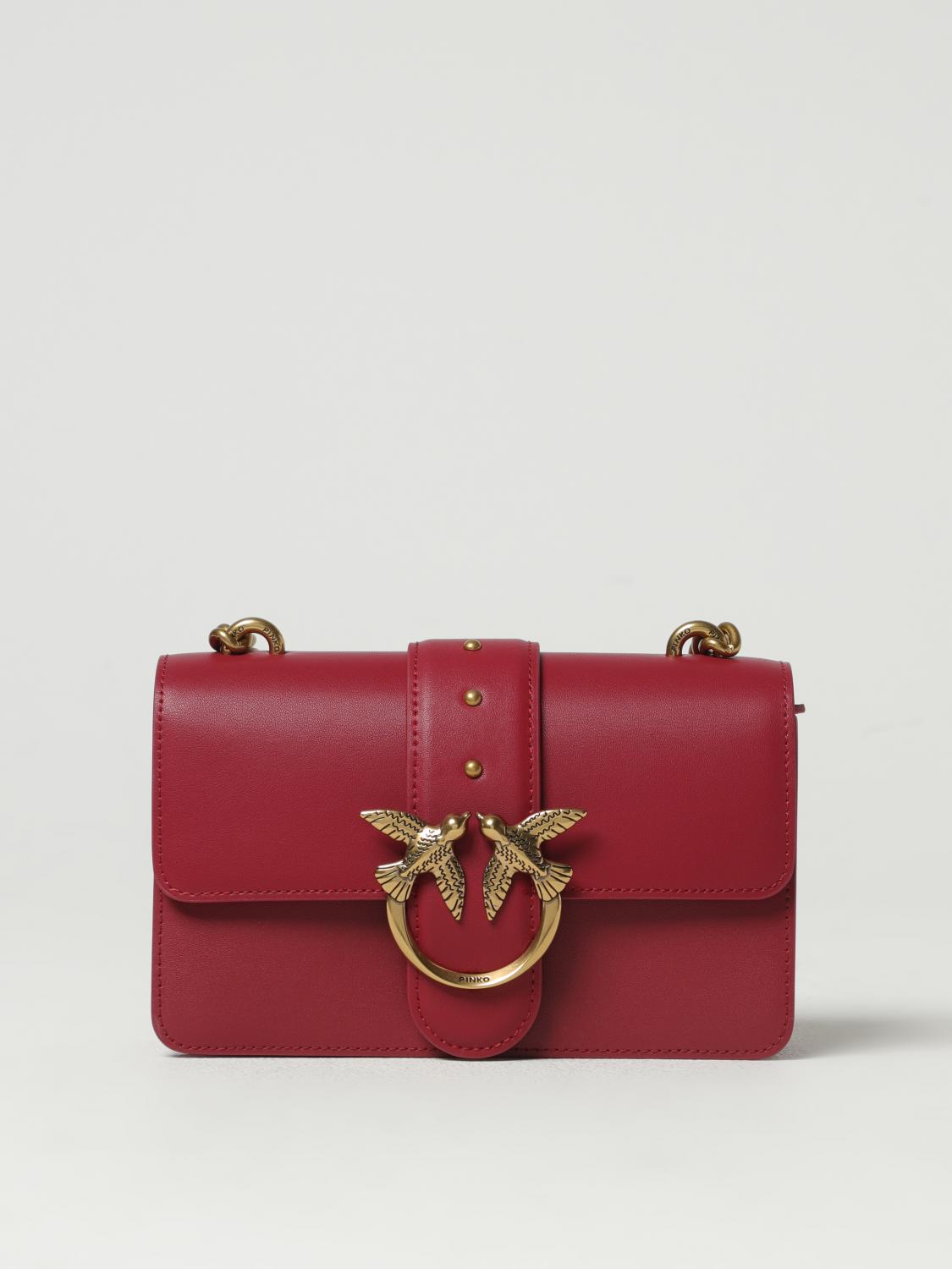 Pinko red bag new arrivals