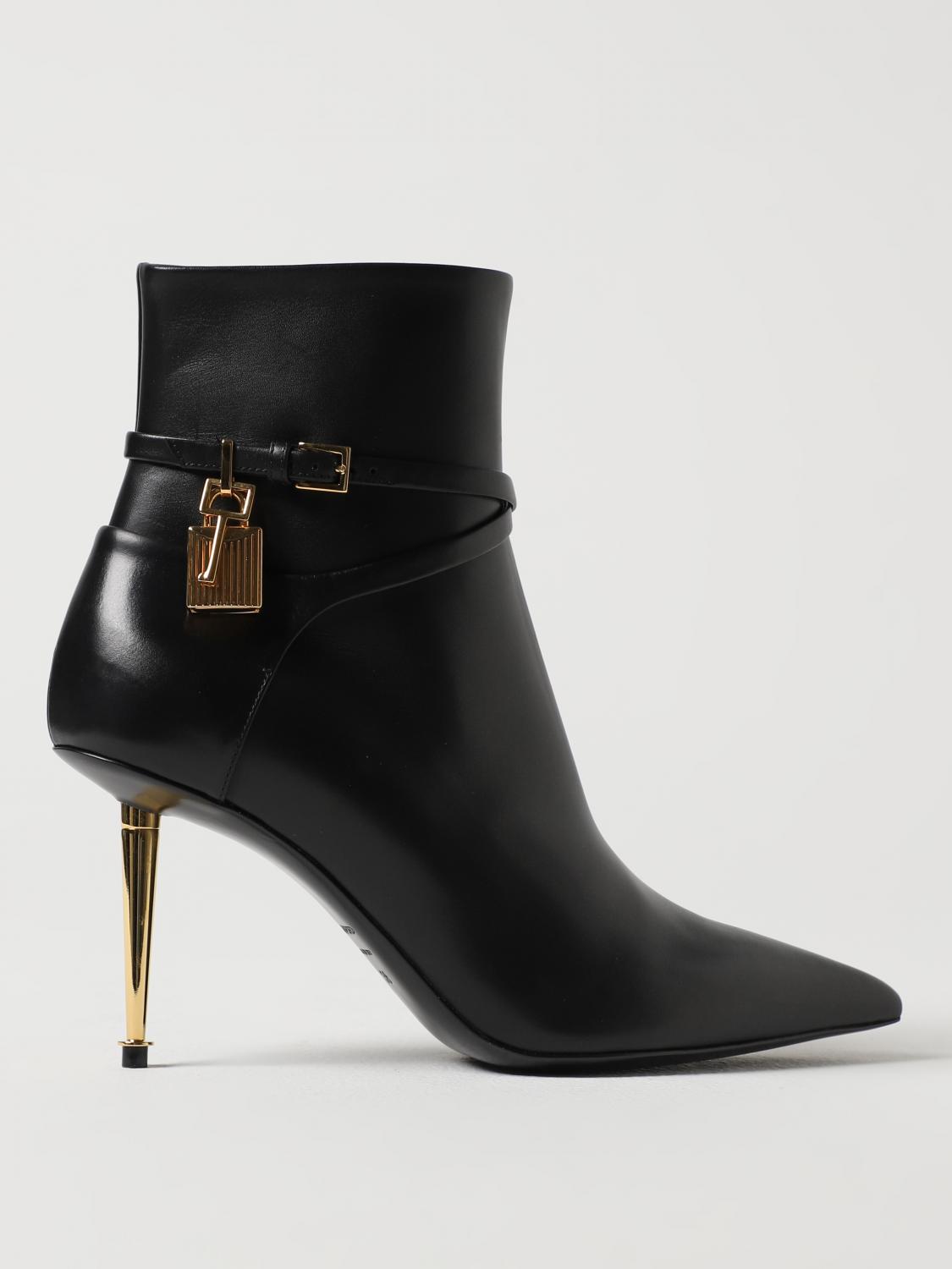 Flat Ankle Boots TOM FORD Woman colour Black