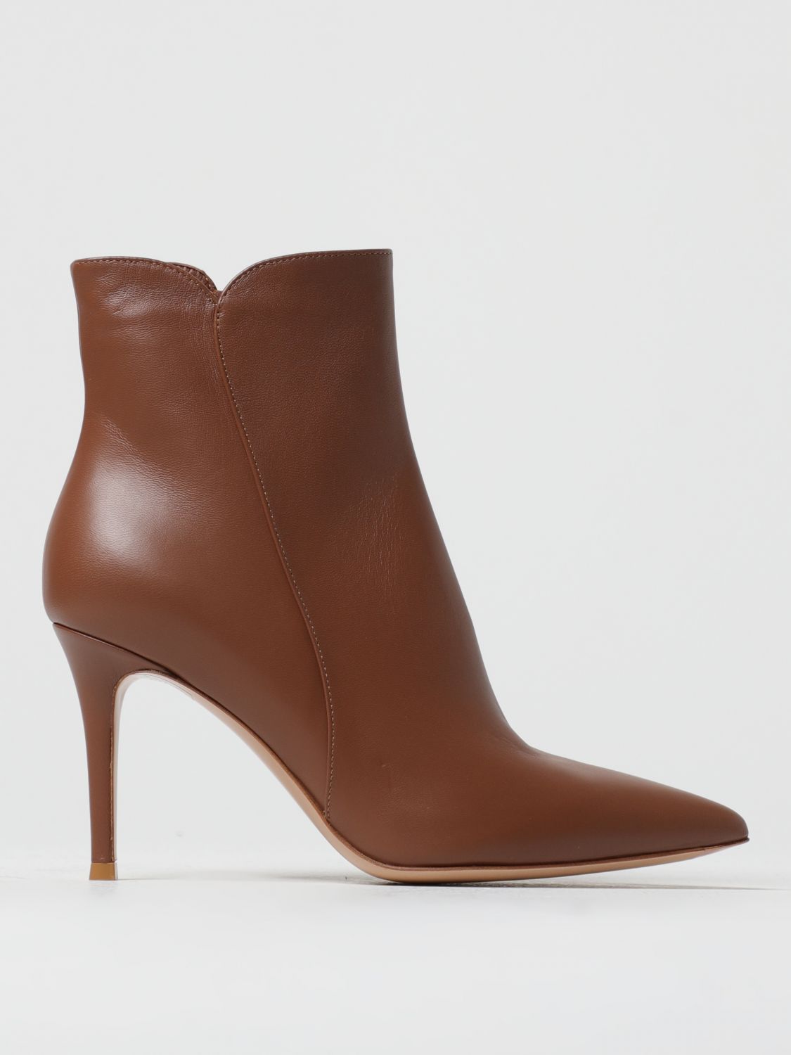 flat ankle boots gianvito rossi woman colour leather