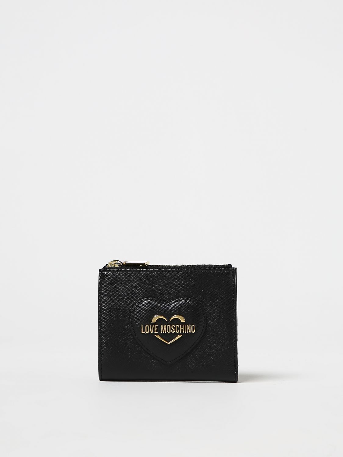 LOVE MOSCHINO：財布 レディース - ブラック | GIGLIO.COMオンラインの