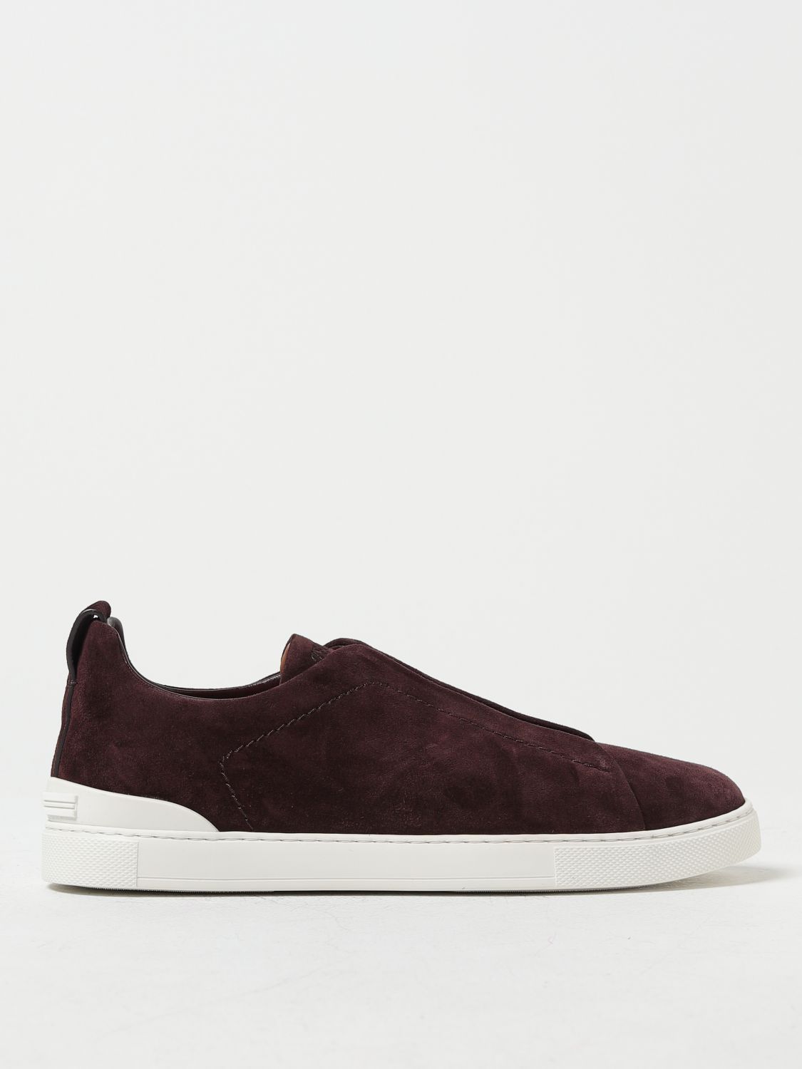 ZEGNA TRIPLE STITCH™ LOW TOP SUEDE SNEAKERS,E62725067