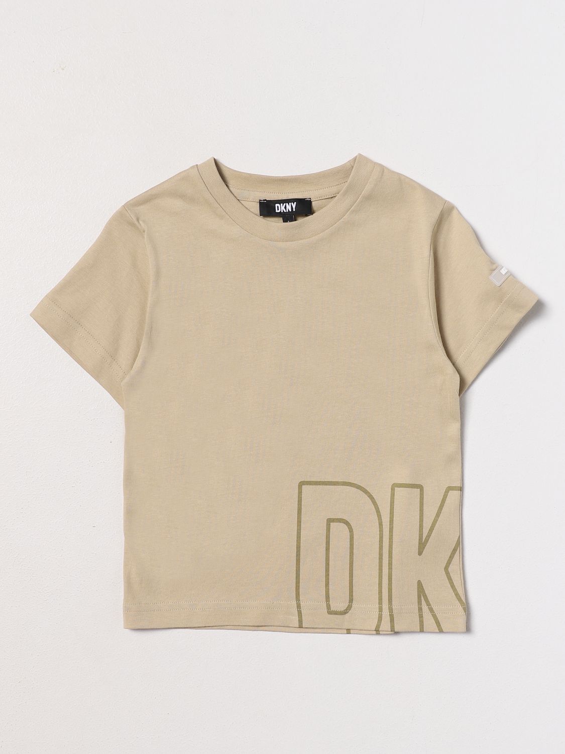 DKNY T恤 DKNY 儿童 颜色 棕色,E62962032