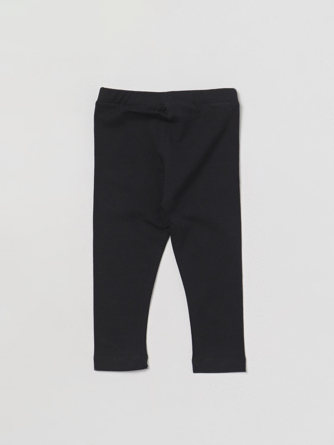 MOSCHINO BABY: leggings in cotton - Black