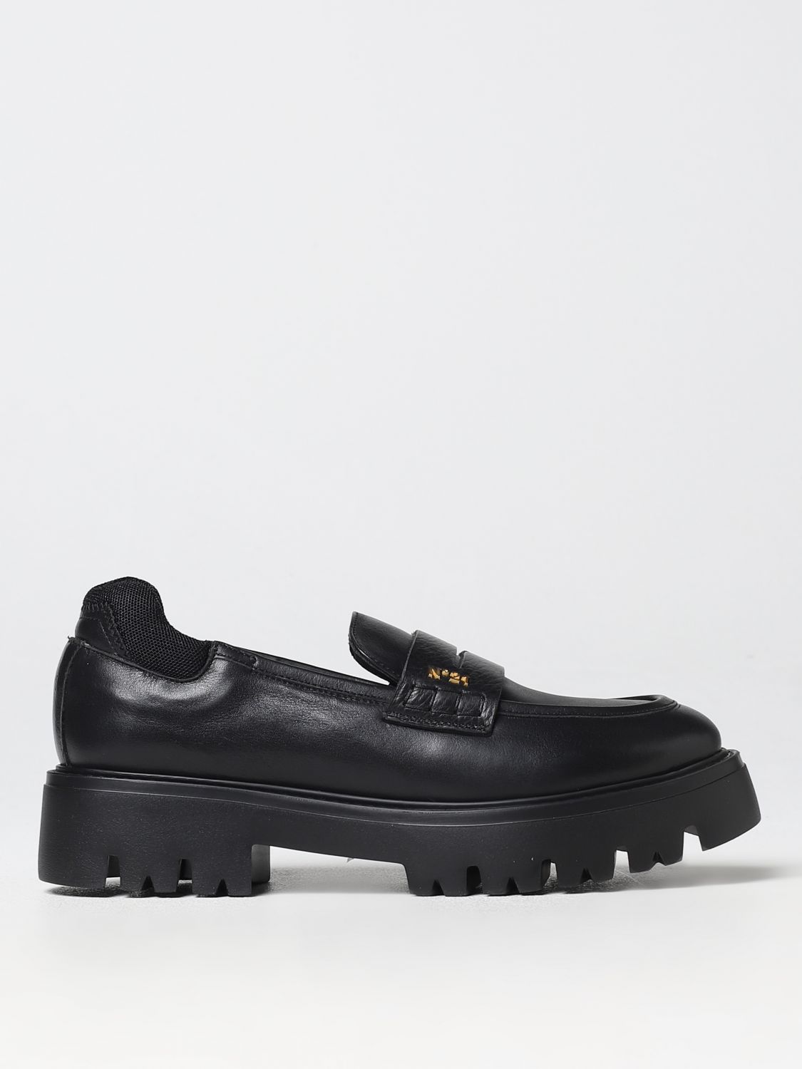 N° 21: loafers for woman - Black | N° 21 loafers 23ISP04520452 online ...