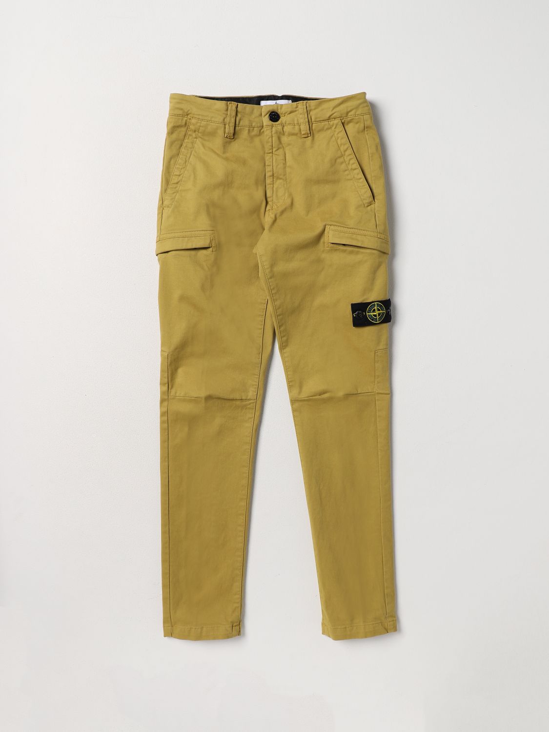 Stone Island Junior Trousers  Kids In Mustard