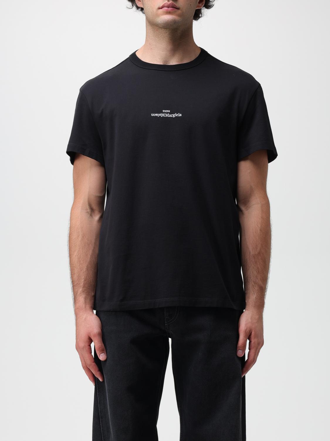 MAISON MARGIELA：Tシャツ メンズ - ブラック | GIGLIO.COM