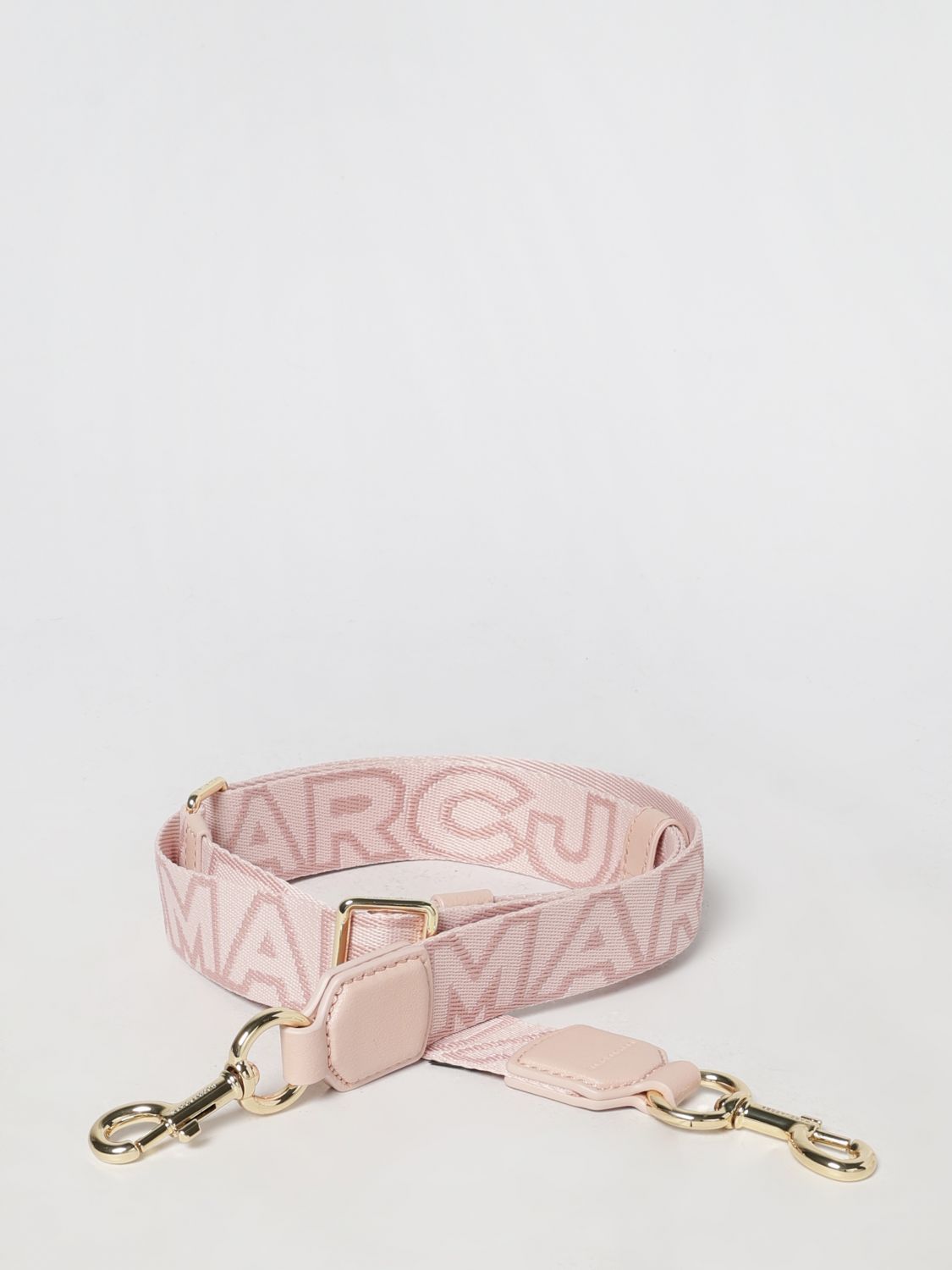 Marc Jacobs Shoulder Bag In Fabric With Jacquard Logo In Pink