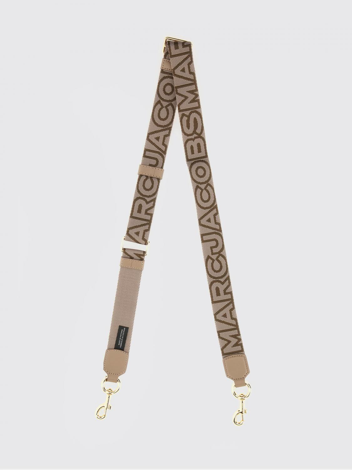 Marc Jacobs Shoulder Bag In Fabric With Jacquard Logo In Brown