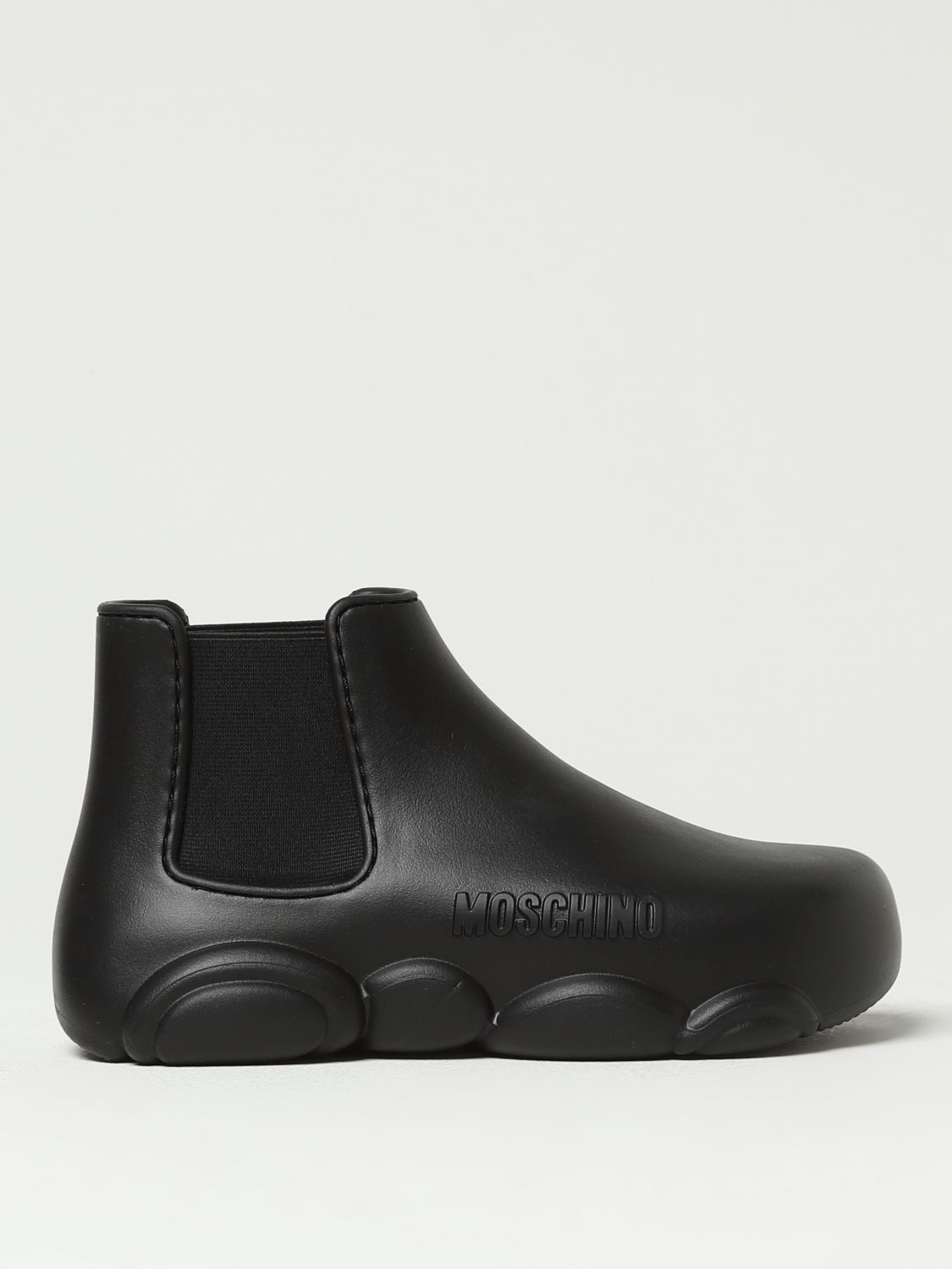 Moschino Couture Flat Ankle Boots  Woman Colour Black