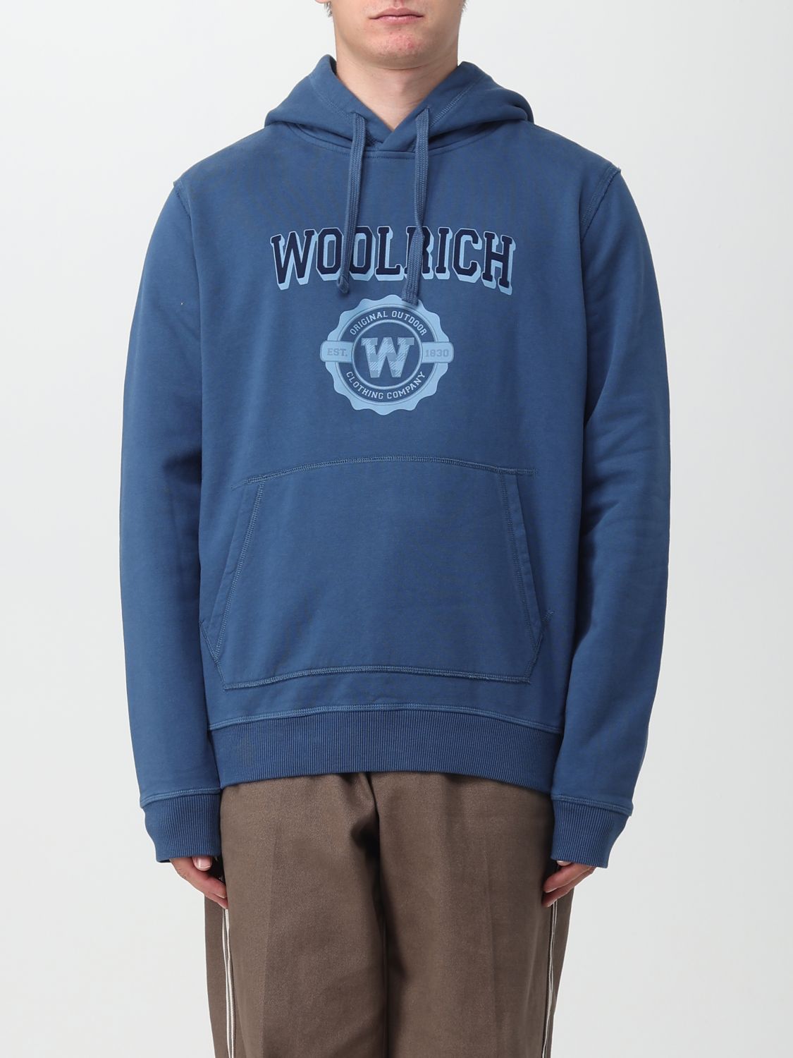 Sweatshirt WOOLRICH Men color Blue