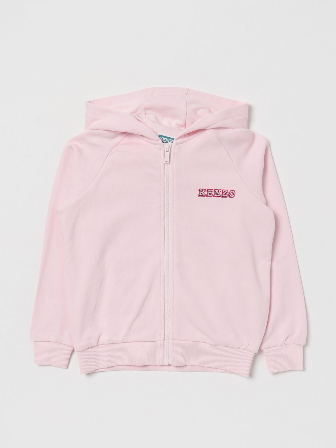 Pink discount kenzo hoodie