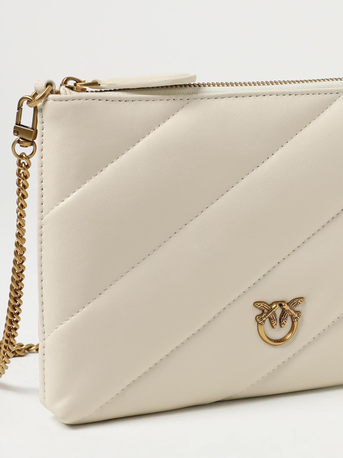 Pinko borsa a spalla Belt Bag Classic nero oro