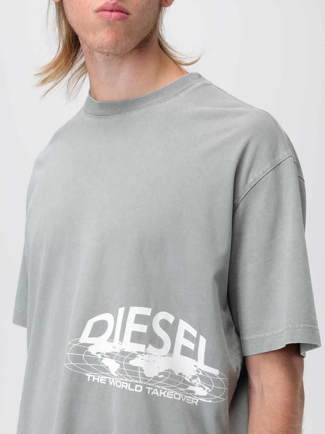 Tシャツ メンズ - グレー | GIGLIO.COMオンラインのDiesel Tシャツ