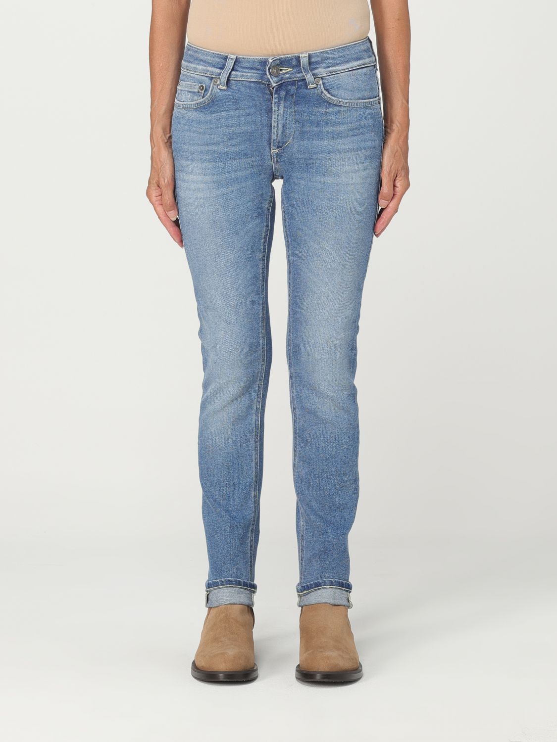 Dondup Jeans  Woman Color Blue