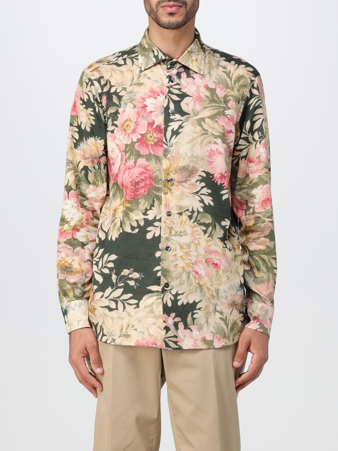 ETRO SHIRT WITH FLORAL PATTERN,E65785012