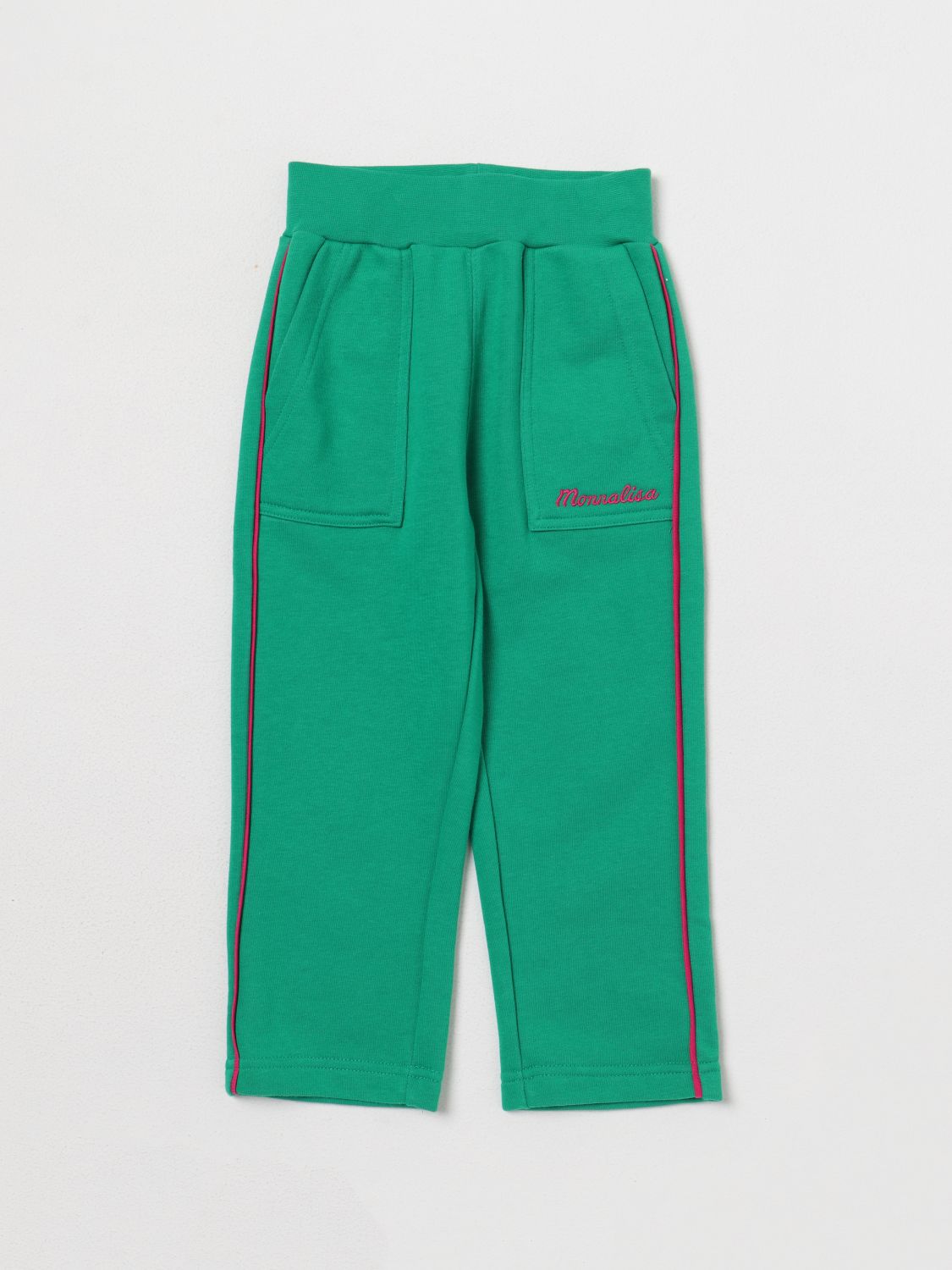 Shop Monnalisa Pants  Kids Color Green