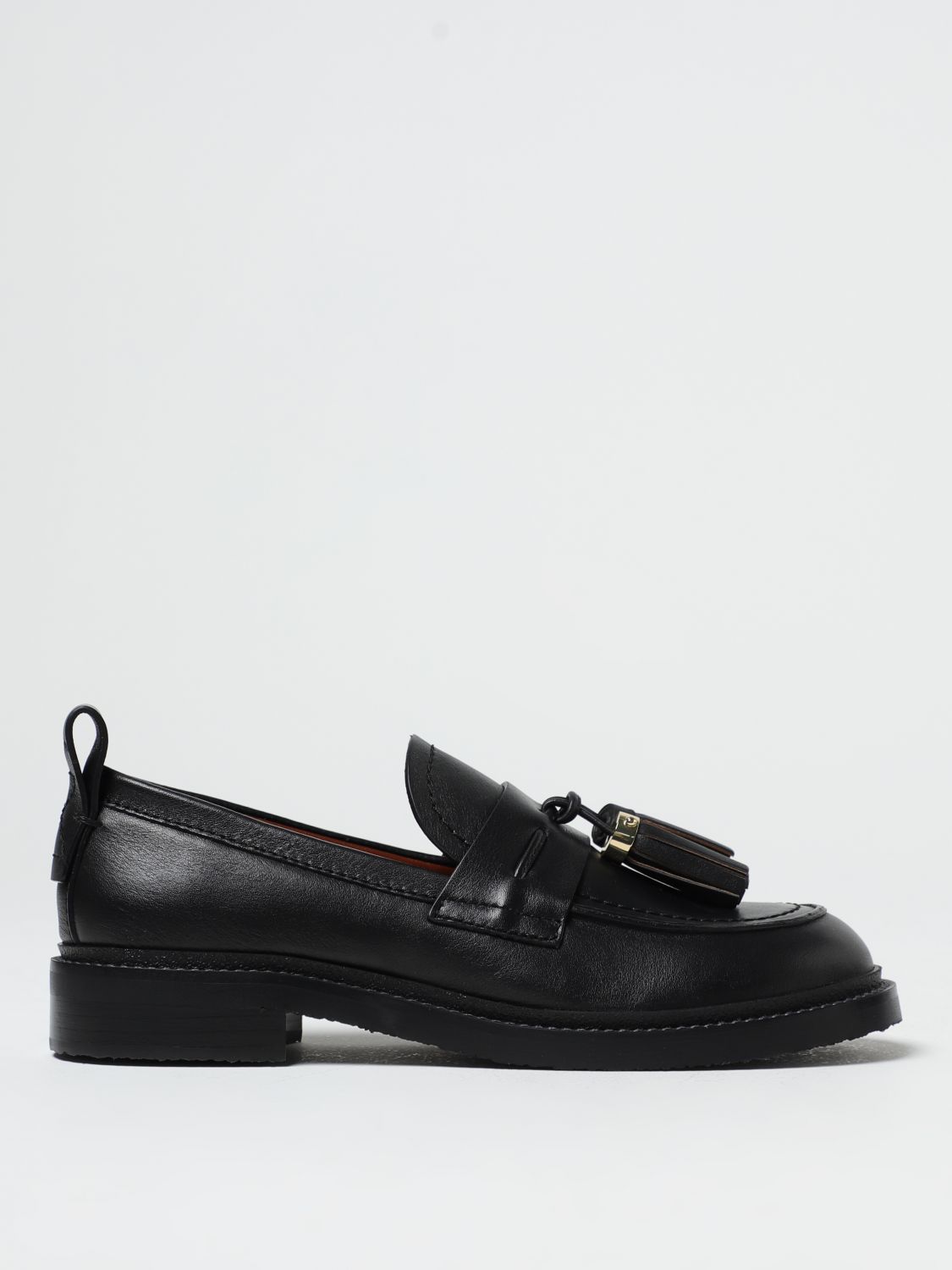 See By Chloé Skyie Mocassins In Leather With Tassel In Black