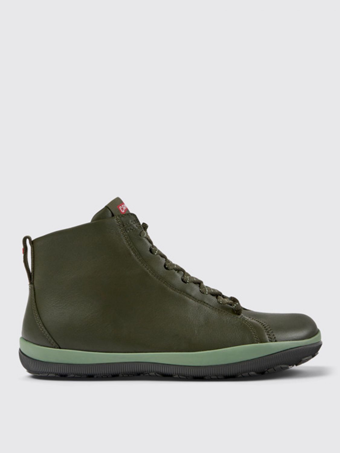 CAMPER Peu Pista Gore Tex sneakers in leather Green Camper