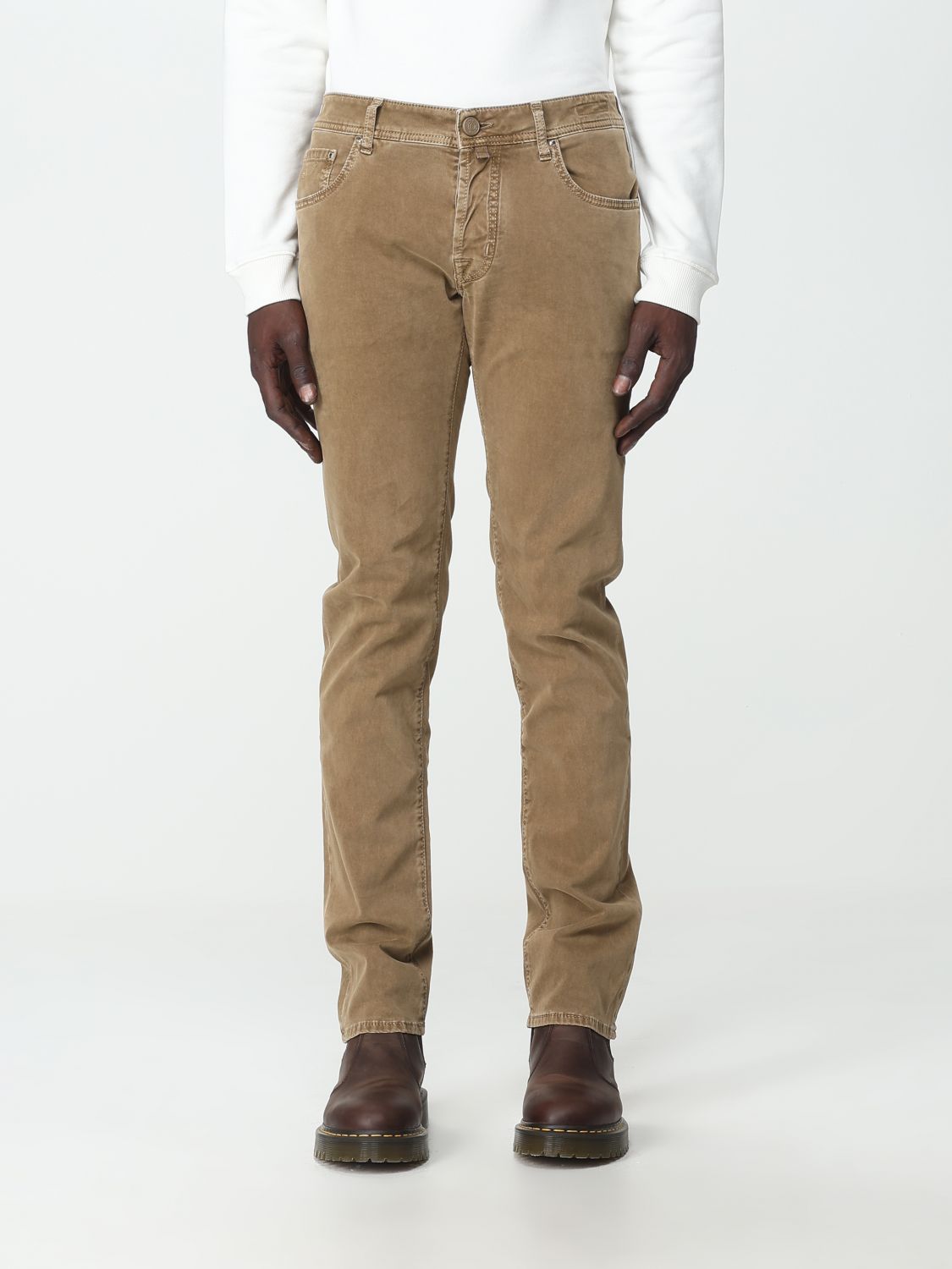 JACOB COHEN: pants for man - Beige | Jacob Cohen pants UQE0636S3651 ...