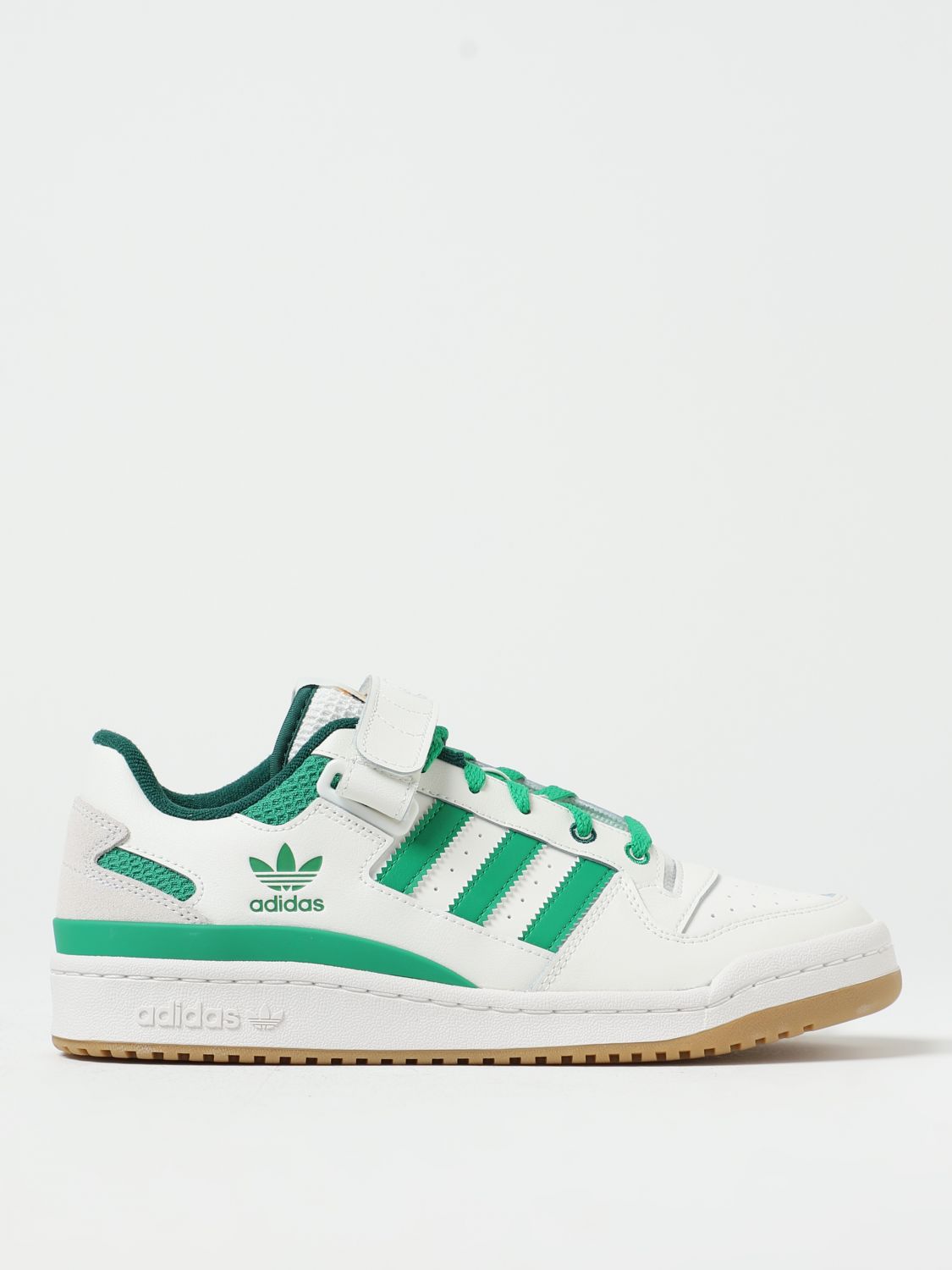 Shop Adidas Originals Forum Low Sneakers In Recycled Fabrics In White