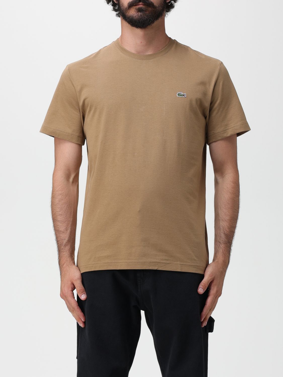 LACOSTE: Herren T-Shirt - Braun | Lacoste T-Shirt TH2038 online auf