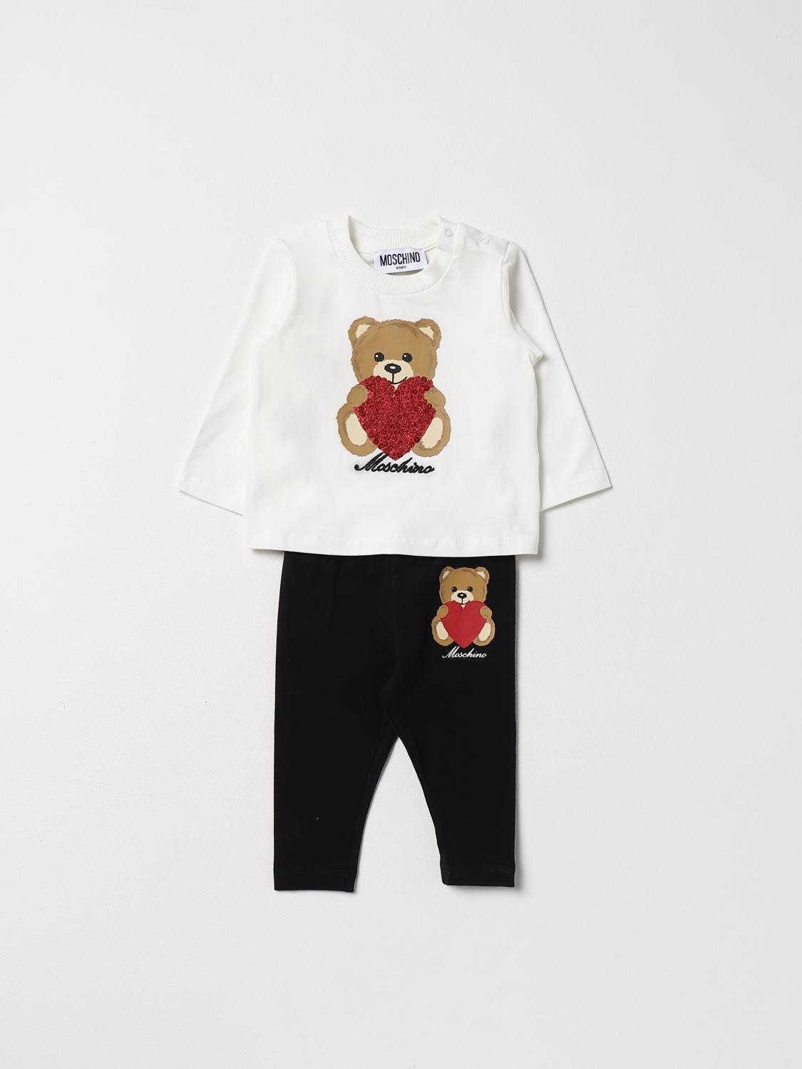 Romper MOSCHINO BABY Kids colour Sky