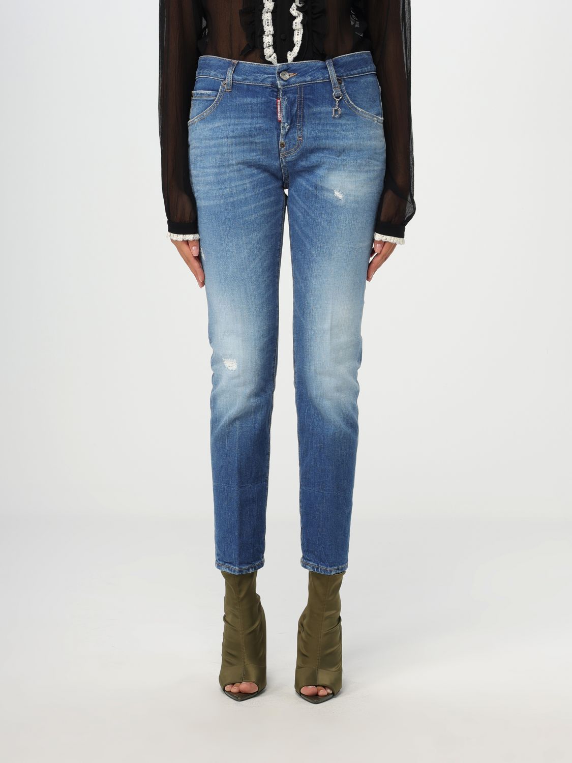 Jeans DSQUARED2 Woman colour Denim