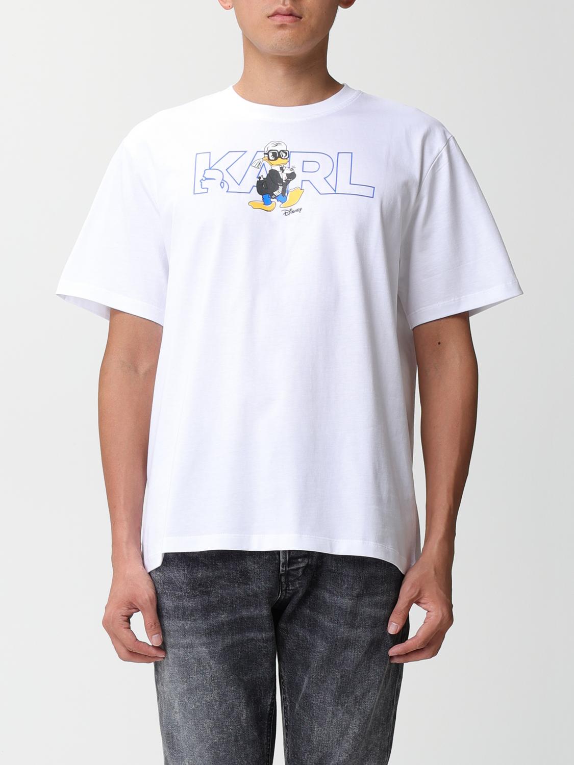 KARL LAGERFELD T-Shirt Herren Farbe Weiß