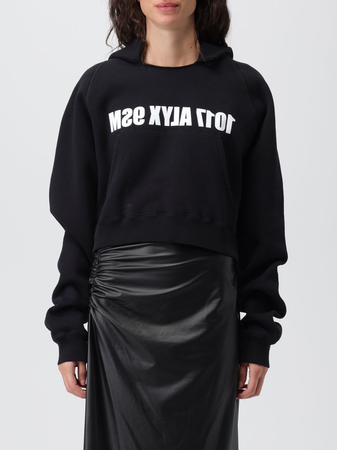 Shop Alyx Sweatshirt  Woman Color Black