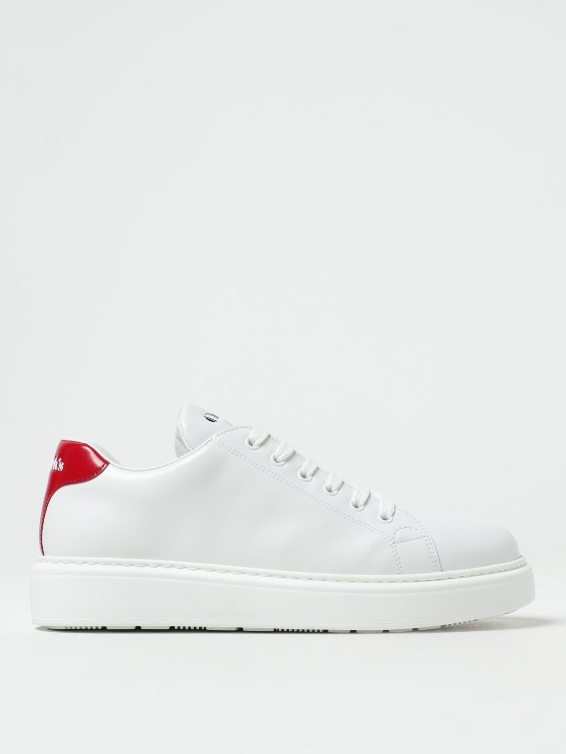 Church's Mach Sneakers In Shiny Leather In White