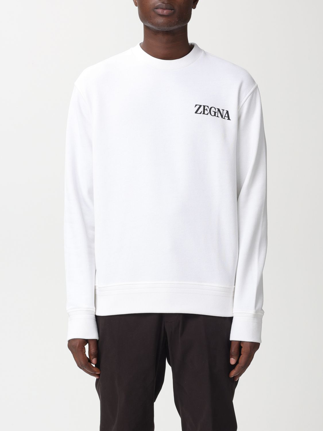 ZEGNA: Sweatshirt homme - Gris  Sweatshirt Zegna UC522A6C872 en ligne sur