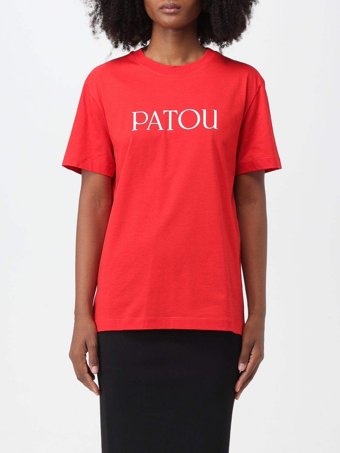 Shop Patou T-shirt  Woman Color Red