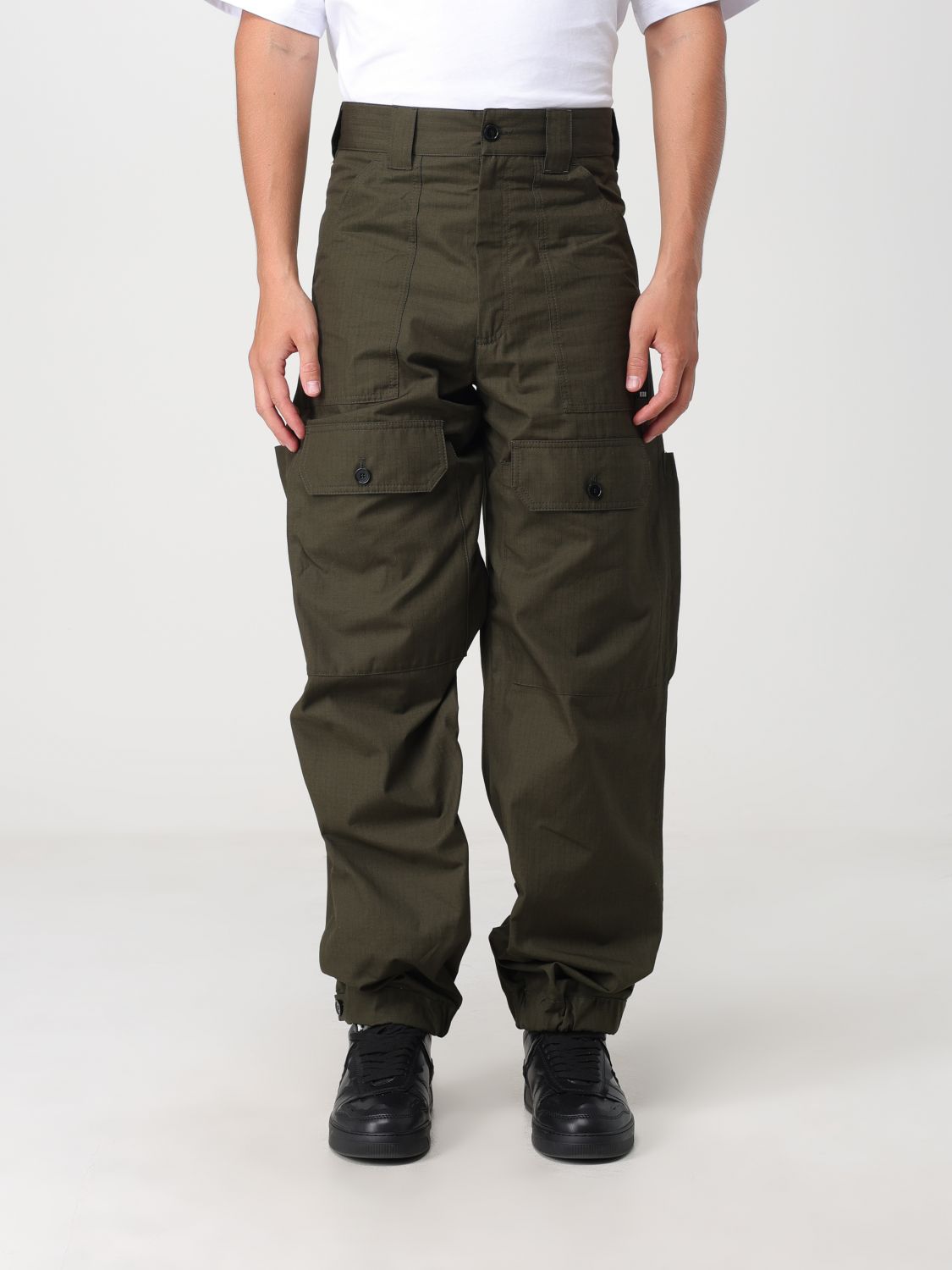 Msgm Trousers  Men In Green