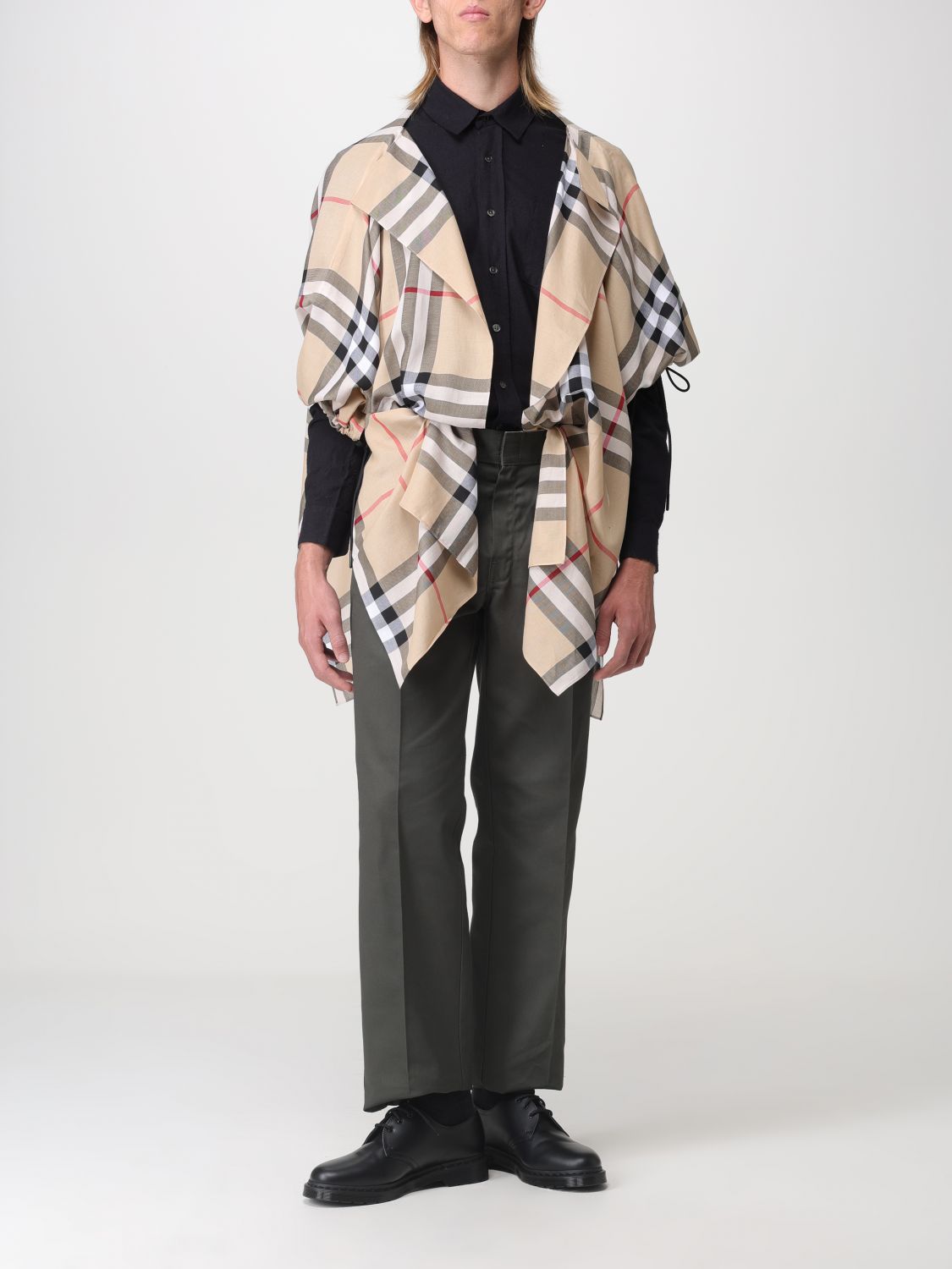 BURBERRY: cape for men - Beige | Burberry cape 8072618 online at