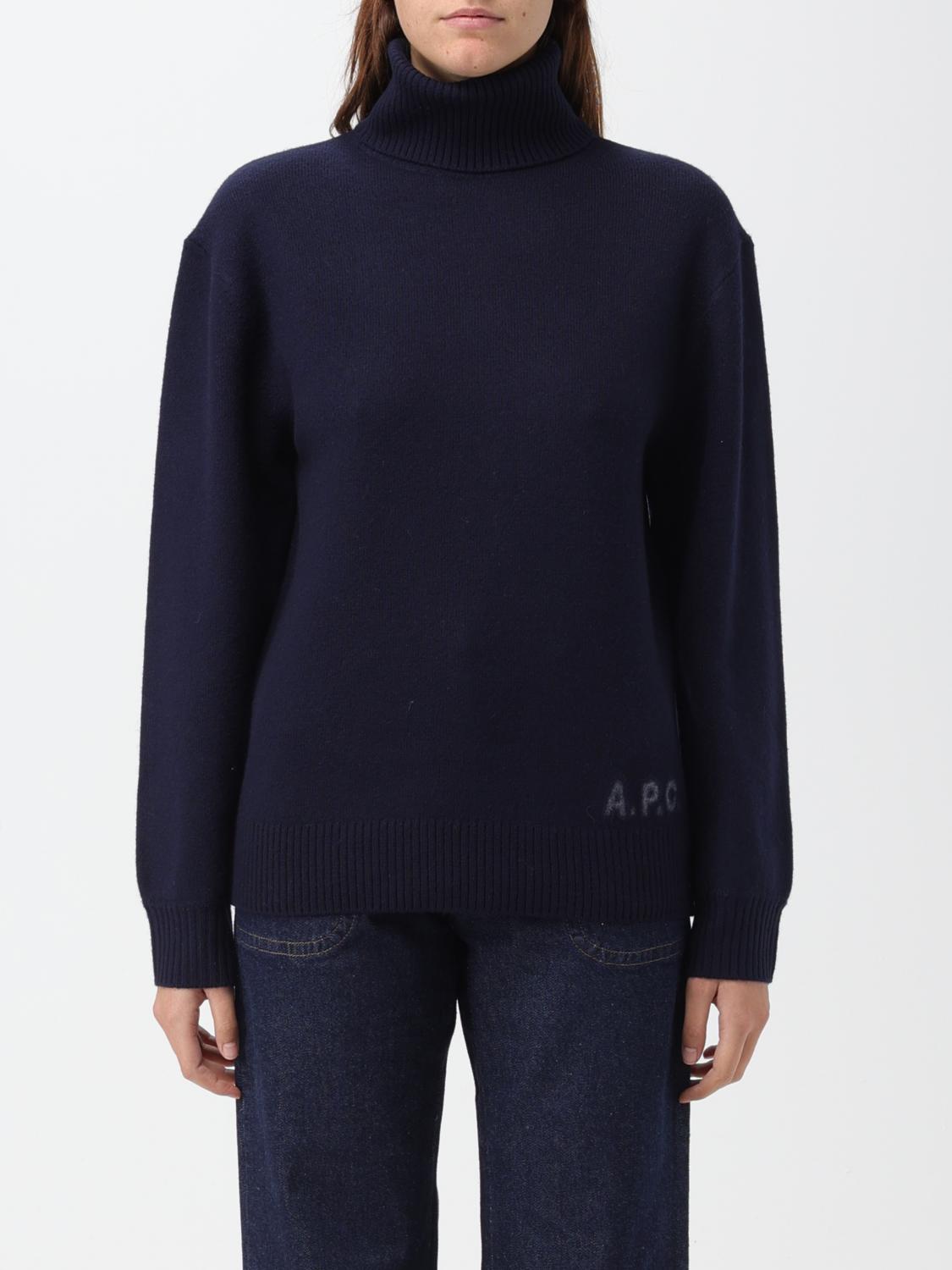 Apc Pullover A.p.c. Damen Farbe Blau In Blue