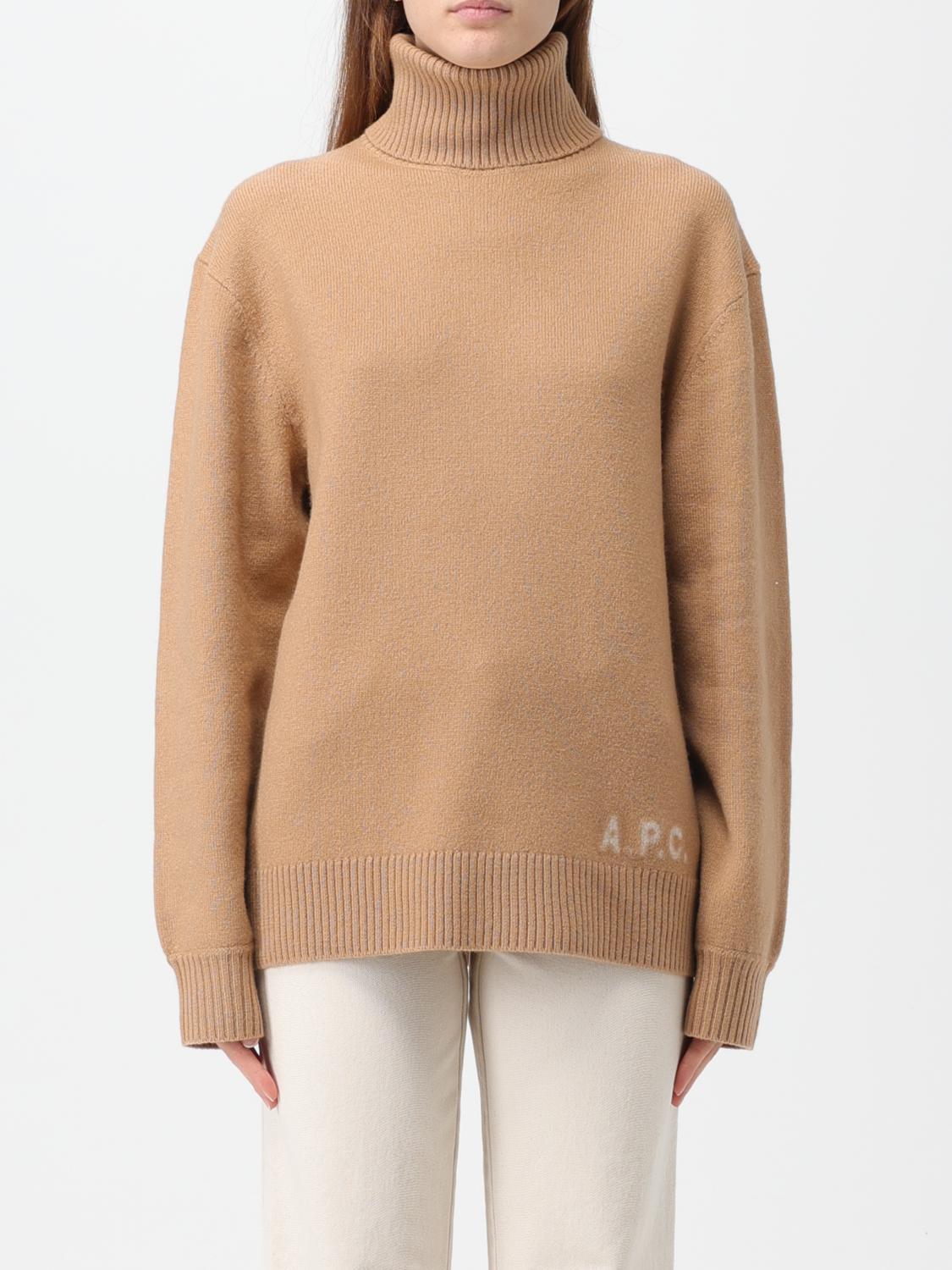 Apc Walter Pullover In Camel