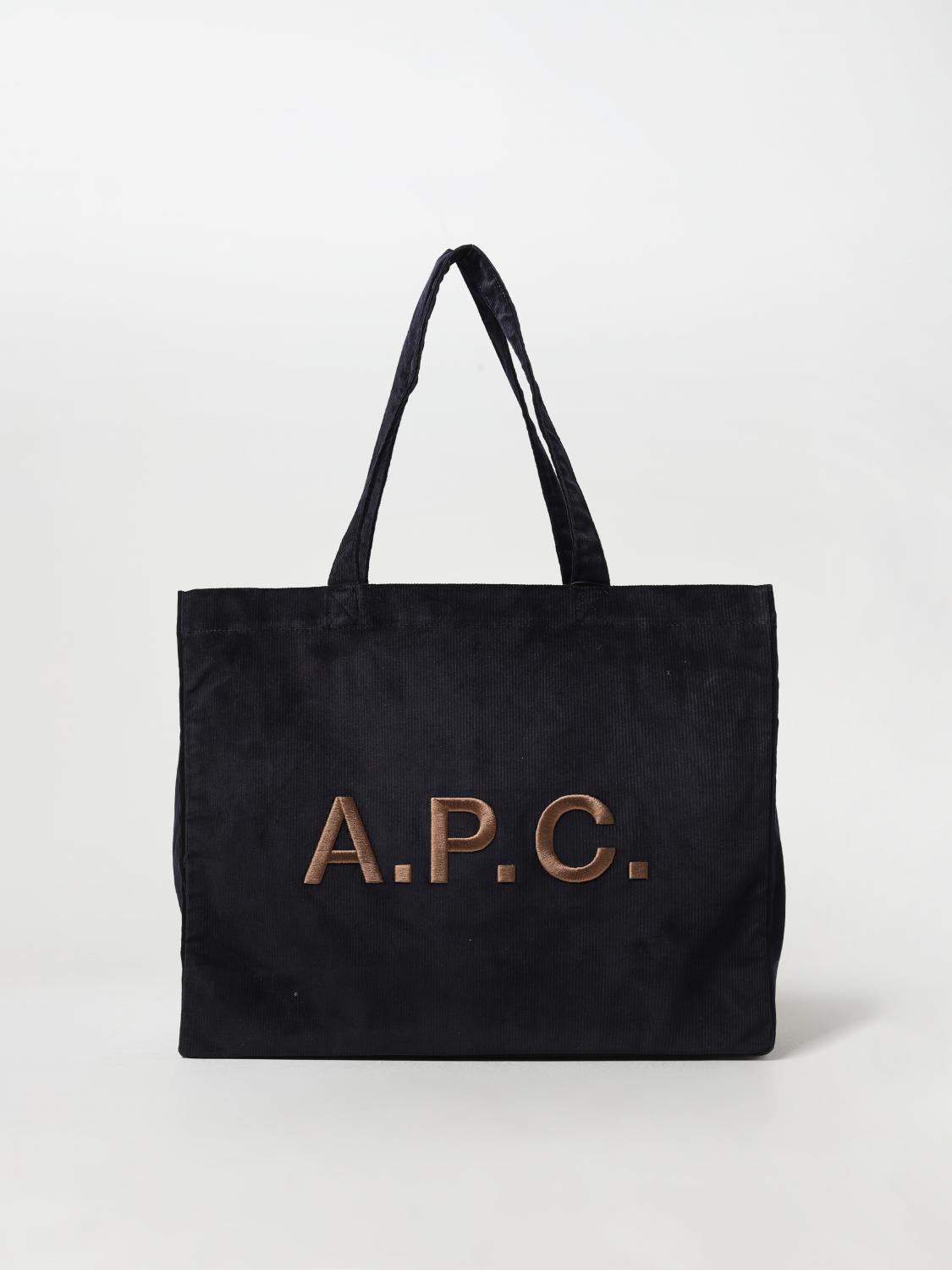 A.P.C.：トートバッグ レディース - ブルー | GIGLIO.COMオンラインの