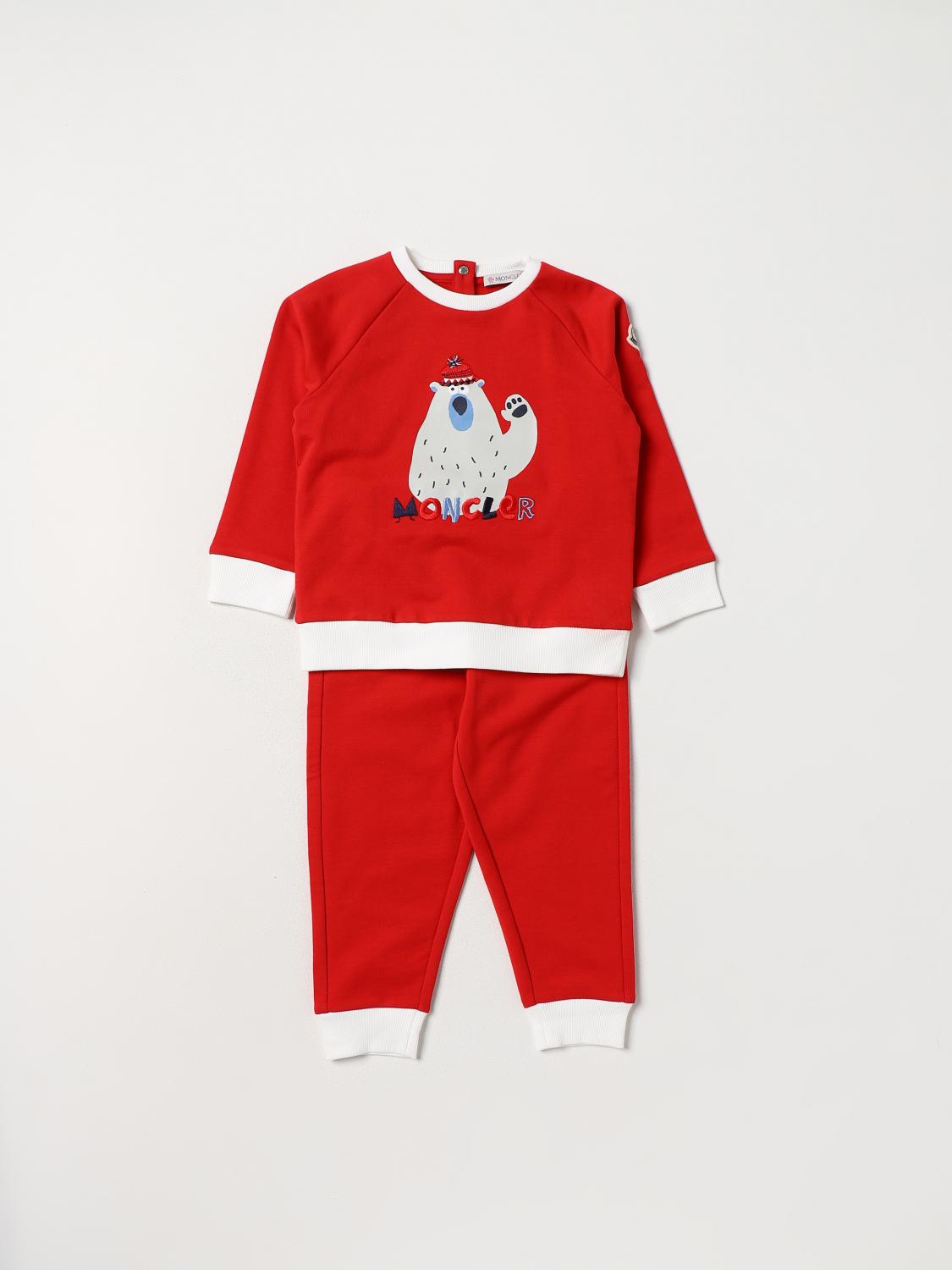 Moncler Tracksuits  Kids Color Red