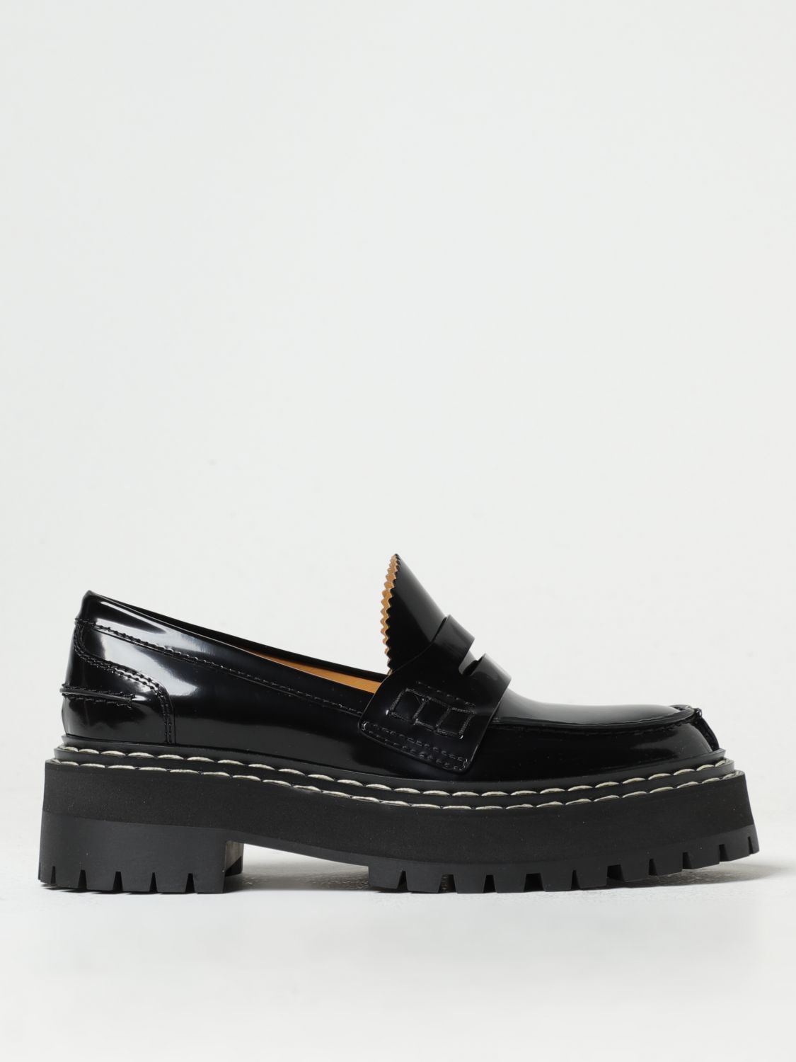 PROENZA SCHOULER MOCCASINS IN BRUSHED LEATHER,E70360002