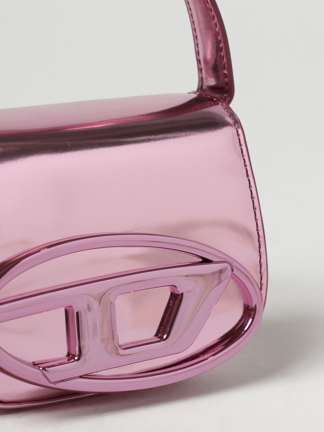 DIESEL BORSA MINI: Borsa in pelle liscia, Borsa Mini Diesel donna -  X08396P3193 Rosa