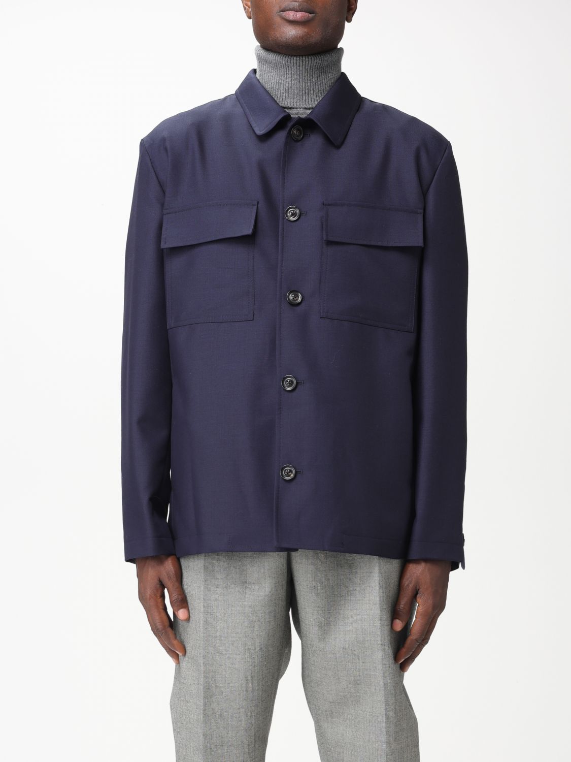 LARDINI JACKET LARDINI MEN colour BLUE,E70981009