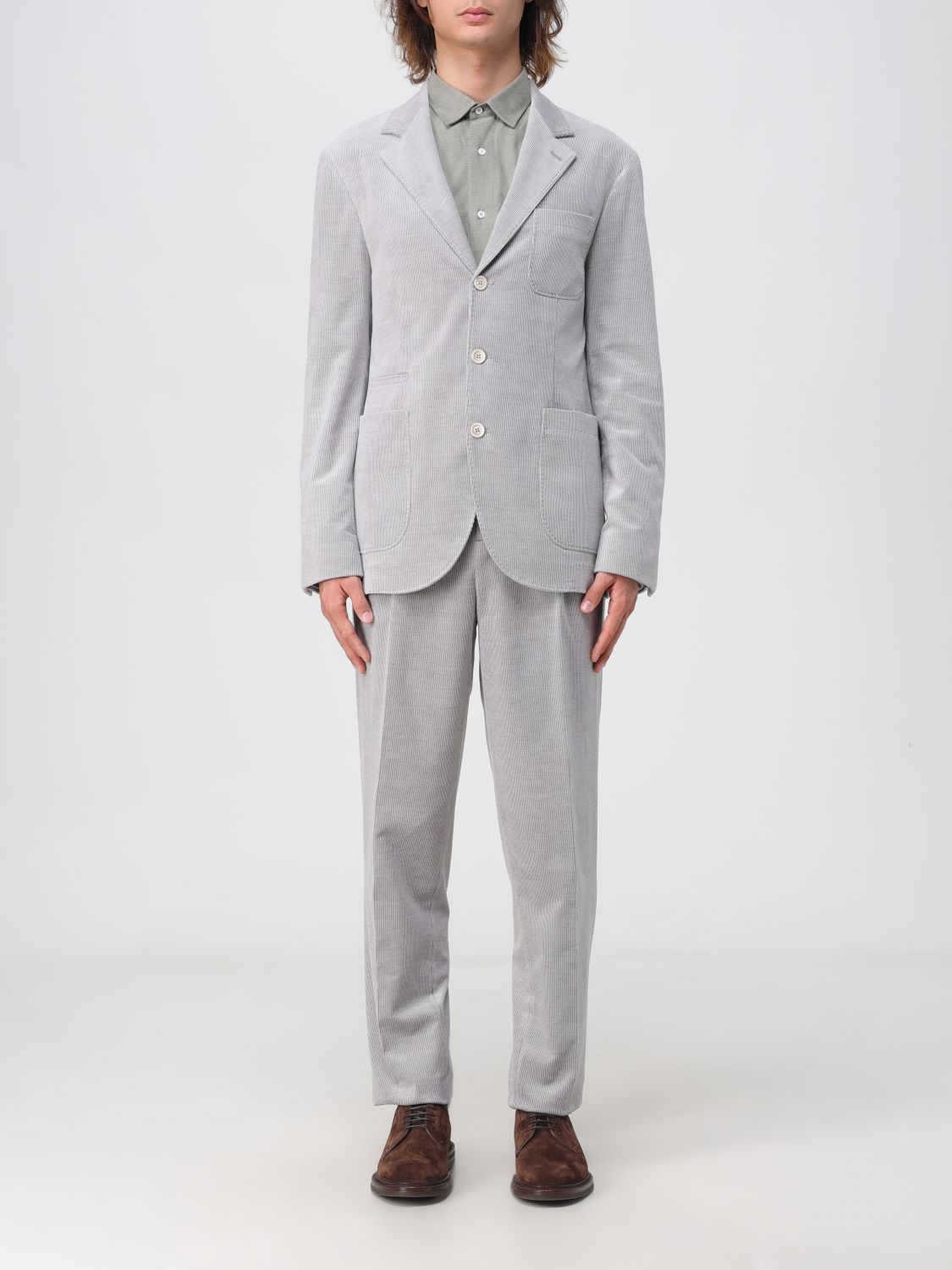 Brunello Cucinelli Suit  Men Colour Grey