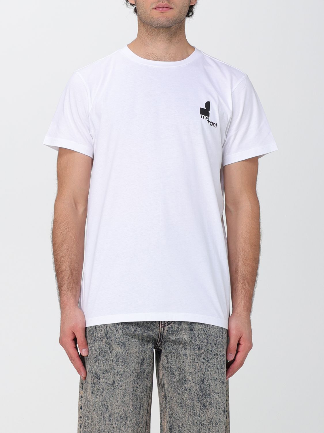 ISABEL MARANT T恤 ISABEL MARANT 男士 颜色 白色,E71409001
